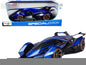 Lamborghini V12 Vision Gran Turismo Blue Metallic 1/18 Diecast Model Car by Maisto