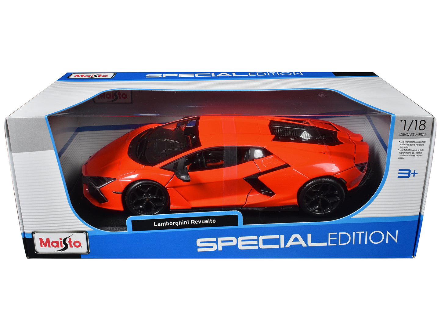 Maisto Lamborghini Revuelto Orange "Special Edition" Series 1/18 Diecast Model Car by <h2>Lamborghini Maisto</h2> <p>High-quality perfect for collectors and enthusiasts. Features detailed interior ext