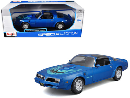 Maisto 1978 Pontiac Firebird Trans Am Blue Metallic with Hood Graphics "Special Edition" Series 1/18 Diecast Model Car by <h2>1978 Maisto</h2> <p>High-quality perfect for collectors and enthusiasts. F