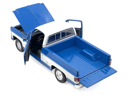 Maisto 1974 Chevrolet C10 Cheyenne Super Pickup Truck Blue and White "Special Edition" Series 1/18 Diecast Model Car by <h2>1974 Maisto</h2> <p>High-quality perfect for collectors enthusiasts. Feature