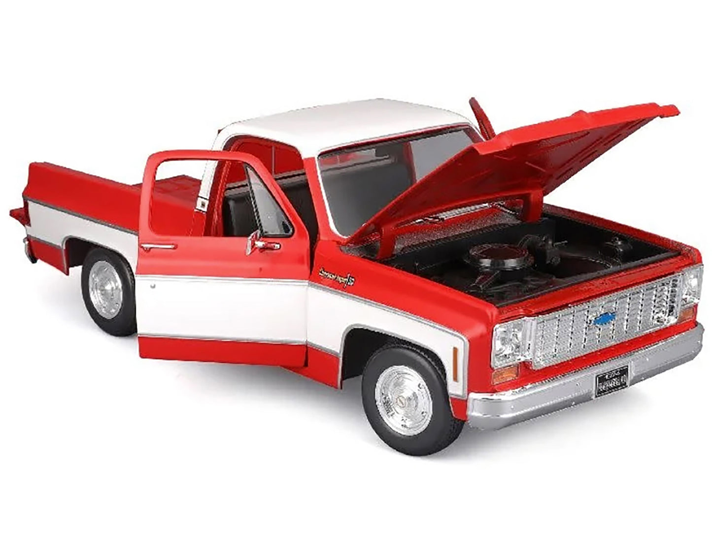 Maisto 1974 Chevrolet C10 Cheyenne Super Pickup Truck Red and White "Special Edition" Series 1/18 Diecast Model Car by <h2>1974 Maisto</h2> <p>High-quality perfect for collectors enthusiasts. Features