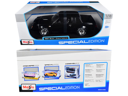1987 Buick Grand National Black 1/18 Diecast Model Car - Maisto