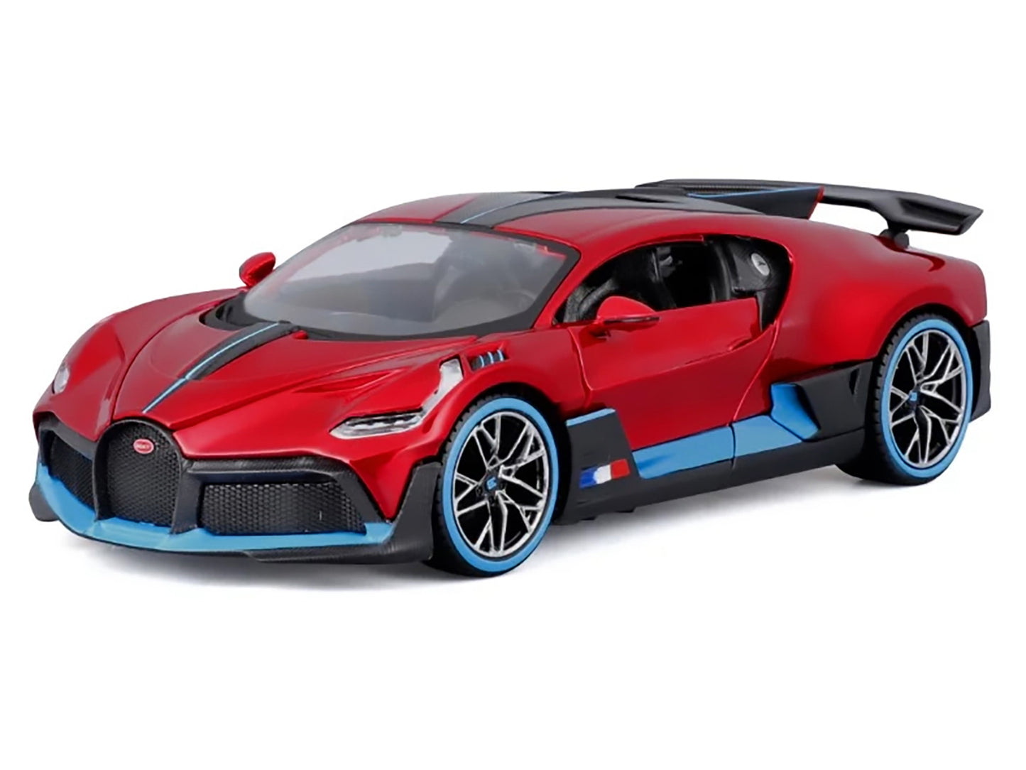 Maisto Bugatti Divo Red Metallic with Carbon and Blue Accents "Special Edition" 1/24 Diecast Model Car by <h2>Bugatti Maisto</h2> <p>High-quality perfect for collectors enthusiasts. Features detailed