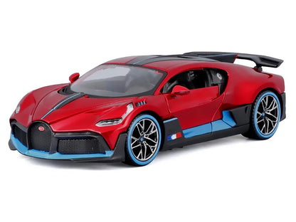 Maisto Bugatti Divo Red Metallic with Carbon and Blue Accents "Special Edition" 1/24 Diecast Model Car by <h2>Bugatti Maisto</h2> <p>High-quality perfect for collectors enthusiasts. Features detailed