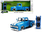 1956 Ford F-100 Pickup Truck Blue Metallic with White Stripes and Extra Wheels "Just Trucks" Series 1/24 Diecast Model Car by Jada <h2>1956 Jada</h2> <p>High-quality perfect for collectors enthusiasts