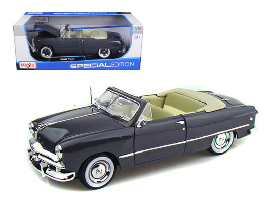 1949 Ford Convertible Gray 1/18 Diecast Model Car - Maisto