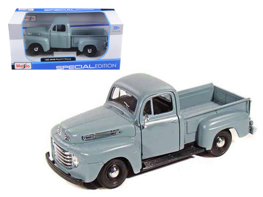 1948 Ford F-1 Pickup Truck Gray 1/25 Diecast Model - Maisto