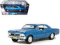 1966 Chevrolet Chevelle SS 396 Blue Metallic 1/24 T&y Diecast Model Car by Maisto