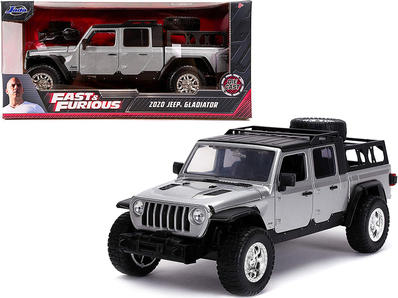 2020 Jeep Gladiator Pickup Truck Silver with Black Top "Fast & Furious" Series 1/24 Diecast Model Car by Jada <h2>2020 Jada</h2> <p>High-quality perfect for collectors and enthusiasts. Features detail