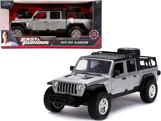 2020 Jeep Gladiator Pickup Truck Silver with Black Top "Fast & Furious" Series 1/24 Diecast Model Car by Jada <h2>2020 Jada</h2> <p>High-quality perfect for collectors and enthusiasts. Features detail