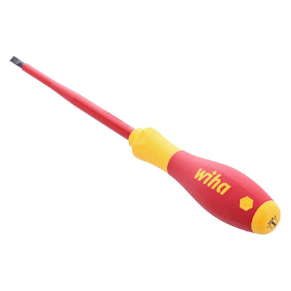 Wiha Insulated SoftFinish Slotted Screwdriver 4.5mm (3/16") x 125mm