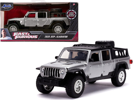2020 Jeep Gladiator Pickup Truck Silver with Black Top "Fast & Furious" Movie 1/32 Diecast Model Car by Jada <h2>2020 Jada</h2> <p>High-quality perfect for collectors and enthusiasts. Features detaile