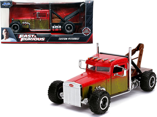 Custom Peterbilt Tow Truck "Fast & Furious" 1/24 Diecast Model - Jada