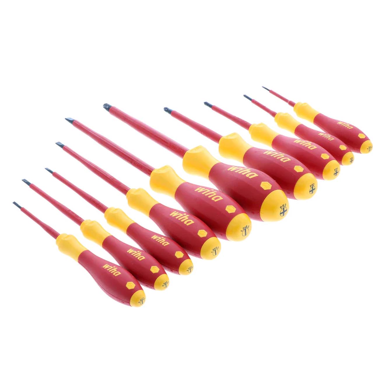 Wiha Slotted and Phillips Insulated Screwdriver Set