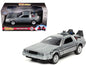 DeLorean DMC (Time Machine) Brushed Metal "Back to the Future Part I" (1985) Movie "Hollywood Rides" Series 1/32 Diecast Model Car by Jada <h2>DeLorean Jada</h2> <p>High-quality perfect for collectors