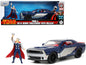 2015 Dodge Challenger SRT Hellcat Dark Blue with Graphics and Red Interior Thor Diecast Figure "The Mighty Thor" "Marvel" Series 1/24 Model Car by Jada <h2>2015 Jada</h2> <p>High-quality perfect for c