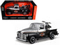1950 Chevrolet 3100 Pickup Truck "Harley Davidson" Silver Metallic and Black with 1948 Harley Davidson FL Panhead Motorcycle Black "HD Custom" Series 1/24 Diecast Models by Maisto