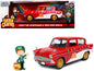 1959 Ford Anglia Red and White with Lucky the Leprechaun Diecast Figurine "Lucky Charms" 1/24 Model Car by Jada <h2>1959 Jada</h2> <p>High-quality perfect for collectors enthusiasts. Features detailed