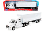 Kenworth T2000 Truck White with White Container "Transporter" Series 1/32 Diecast Model by Welly