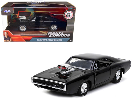 Dom's 1970 Dodge Charger 500 Black (2021) Movie 1/32 Diecast Model Car - Jada
