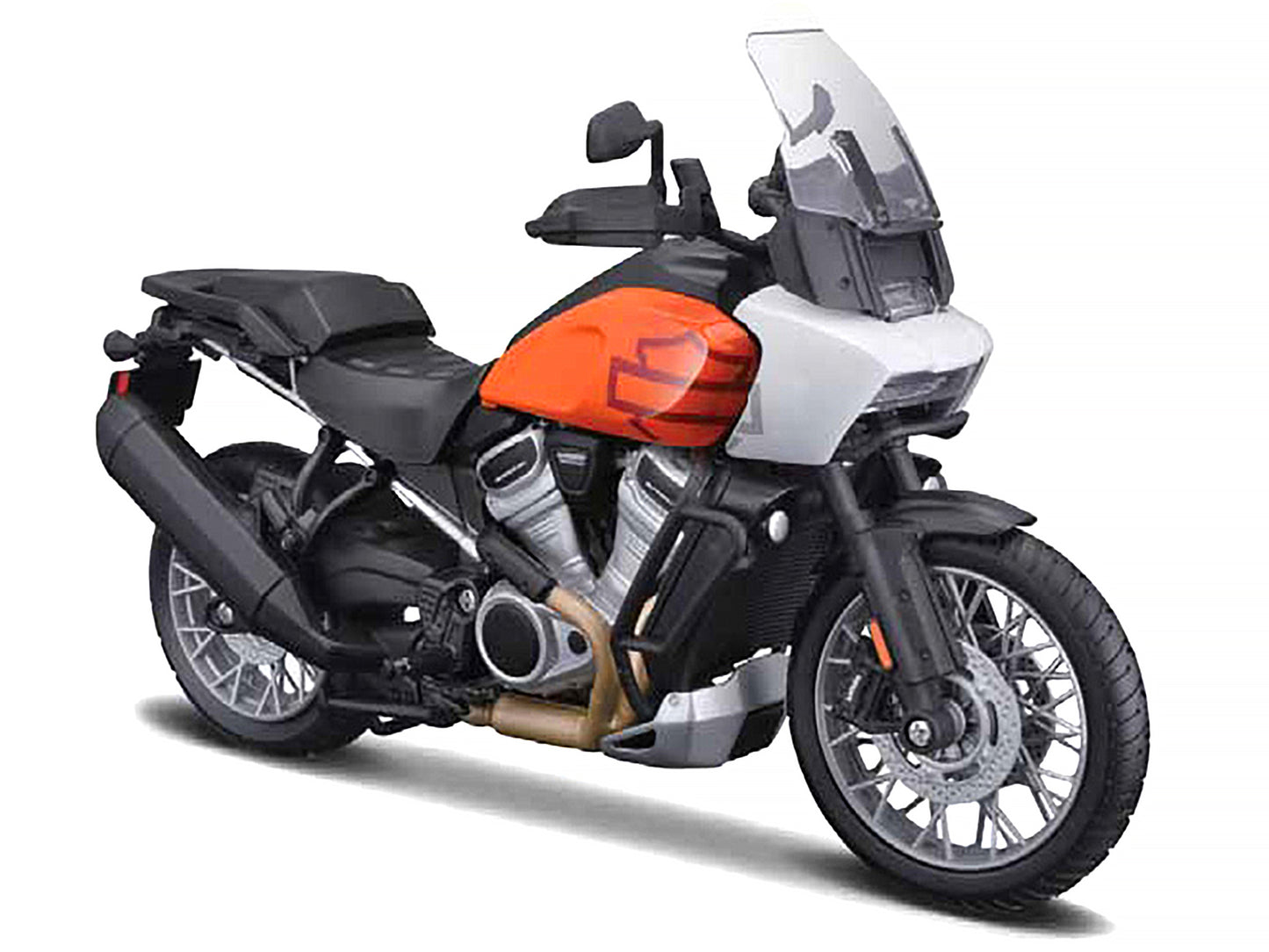 Maisto 2021 Harley Davidson Pan America 1250 Motorcycle Orange and Black "H-D Custom" 1/12 Diecast Model by <h2>2021 Maisto</h2> <p>High-quality car perfect for collectors enthusiasts. Features detail