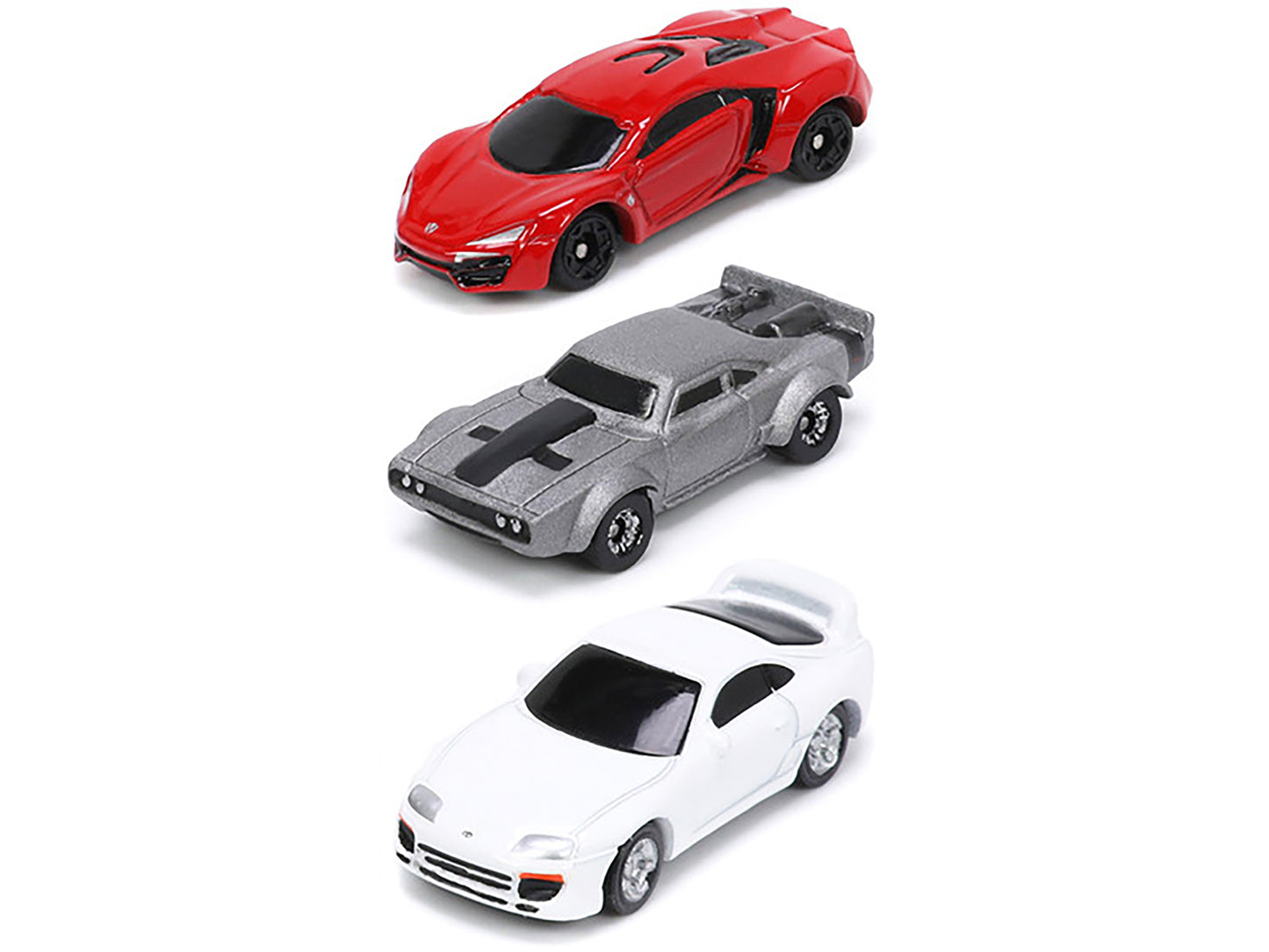 "Fast & Furious" Movie 3 piece Set Series 4 "Nano Hollywood Rides" Diecast Model Cars by Jada <h2>"Fast Jada</h2> <p>High-quality car perfect for collectors and enthusiasts. Features detailed interior