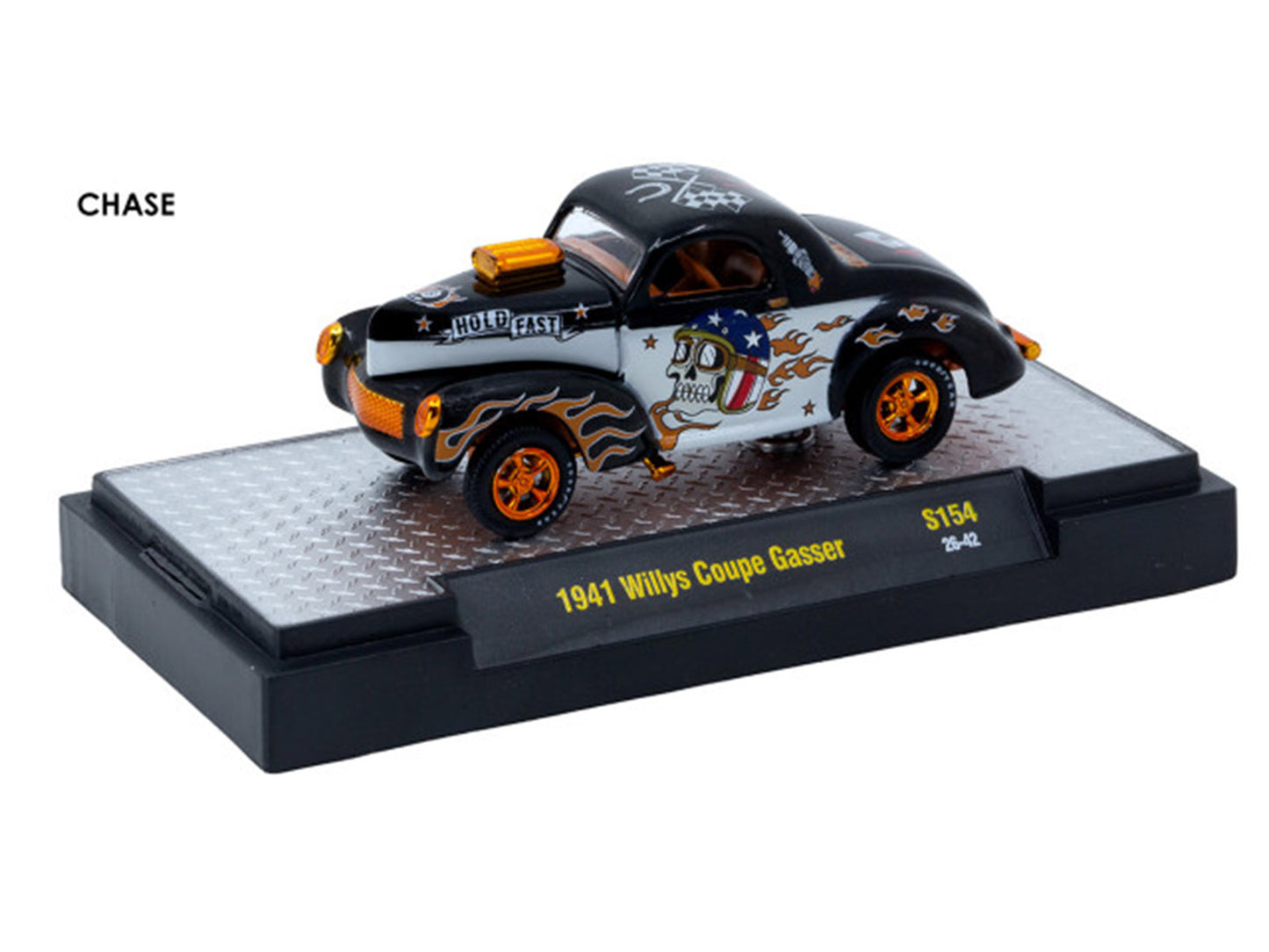 "Auto-Thentics" 6 piece Set Release S154 IN DISPLAY CASES Limited Edition 1/64 T&y Diecast Model Cars by M2 Machines