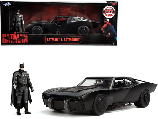 Batmobile Matt Black with Lights Batman Diecast Figurine "The Batman" (2022) Movie "DC Comics" 1/18 Model Car by Jada <h2>Batmobile Jada</h2> <p>High-quality perfect for collectors and enthusiasts. Fe