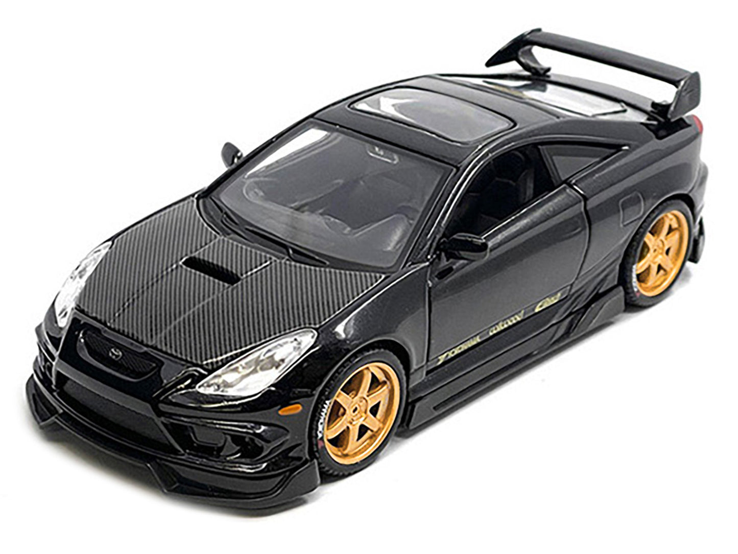Maisto Toyota Celica GT-S Black with Carbon Hood and Sunroof "Maisto Design Tokyo Mod" Series 1/24 Diecast Model Car by <h2>Toyota Maisto</h2> <p>High-quality perfect for collectors enthusiasts. Featu