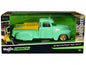 Maisto 1950 Chevrolet 3100 Pickup Truck Lowrider Light Green with Gold Wheels "Lowriders" Series 1/24 Diecast Model Car by <h2>1950 Maisto</h2> <p>High-quality perfect for collectors and enthusiasts.