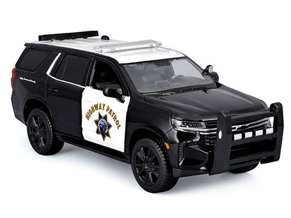 Maisto 2021 Chevrolet Tahoe "California Highway Patrol" Black and White "Authority" "Maisto Design" Series 1/26 Diecast Model Car by <h2>2021 Maisto</h2> <p>High-quality perfect for collectors enthusi