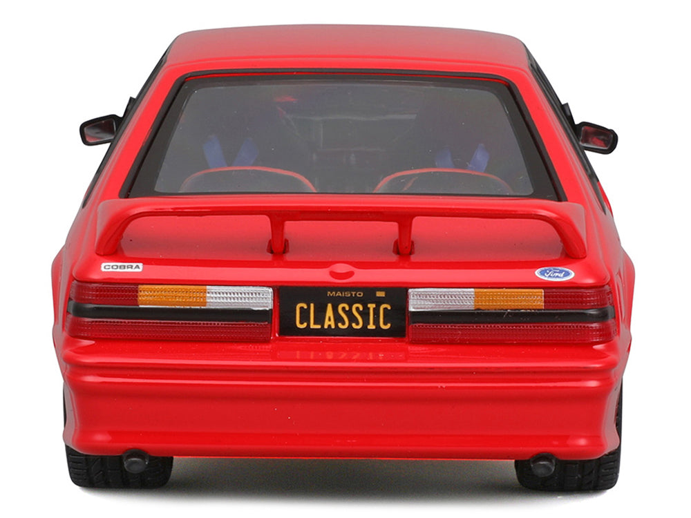 Maisto 1993 Ford Mustang SVT Cobra Red "Classic Muscle" "Maisto Design" Series 1/24 Diecast Model Car by <h2>1993 Maisto</h2> <p>High-quality perfect for collectors and enthusiasts. Features detailed