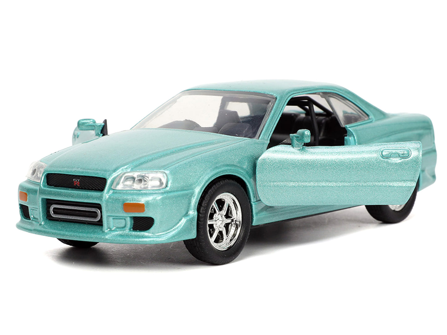 Brian's Nissan Skyline GT-R (BNR34) RHD (Right Hand Drive) Turquoise Metallic "Fast & Furious" Movie 1/32 Diecast Model Car by Jada <h2>Brian's Jada</h2> <p>High-quality perfect for collectors and ent