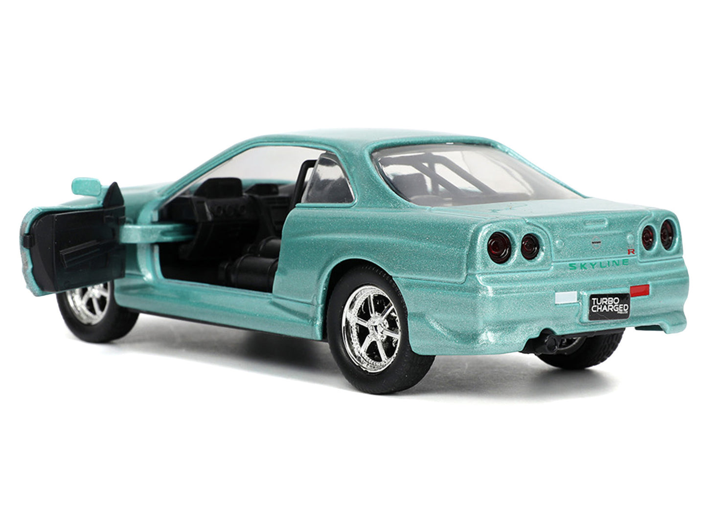 Brian's Nissan Skyline GT-R (BNR34) RHD (Right Hand Drive) Turquoise Metallic "Fast & Furious" Movie 1/32 Diecast Model Car by Jada <h2>Brian's Jada</h2> <p>High-quality perfect for collectors and ent