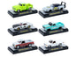 "Auto Meets" Set of 6 Cars IN DISPLAY CASES Release 97 Limited Edition 1/64 T&y Diecast Model Cars by M2 Machines