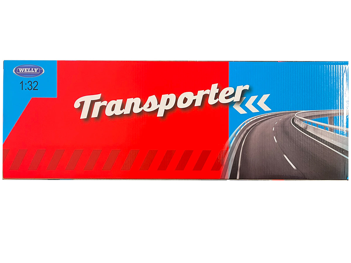 Freightliner Cascadia Truck White with White Tanker Trailer "Transporter" Series 1/32 T&y Diecast Model by Welly