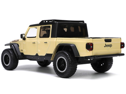 2020 Jeep Gladiator Rubicon Pickup Truck Cream with Roof Rack Extra Wheels "Just Trucks" Series 1/24 Diecast Model Car by Jada <h2>2020 Jada</h2> <p>High-quality perfect for collectors and enthusiasts