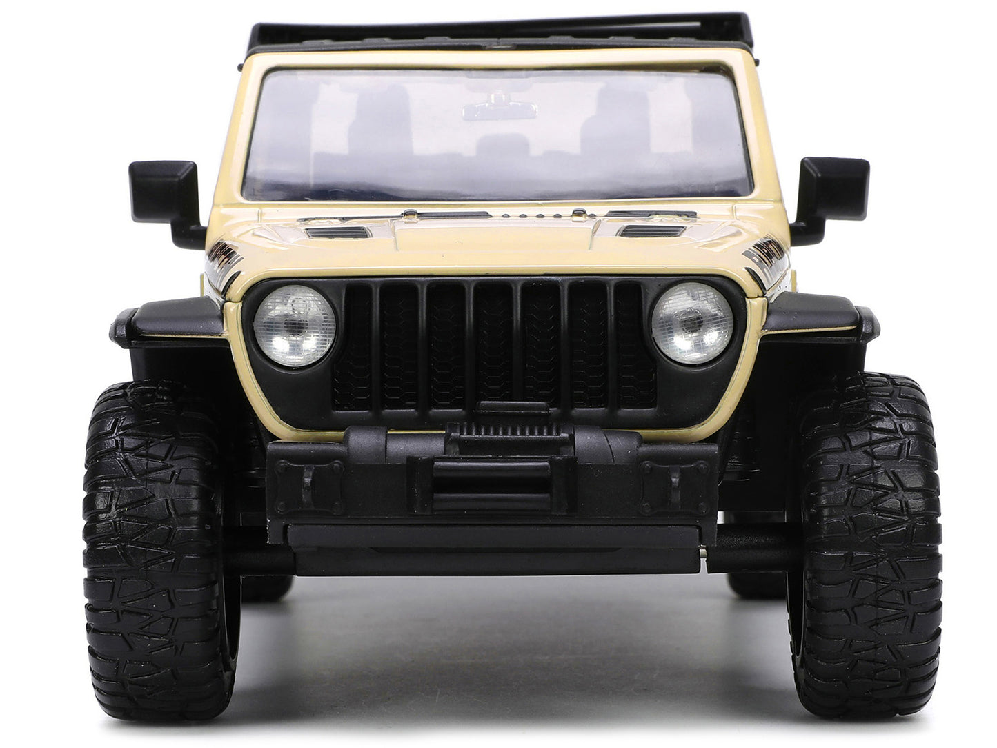 2020 Jeep Gladiator Rubicon Pickup Truck Cream with Roof Rack Extra Wheels "Just Trucks" Series 1/24 Diecast Model Car by Jada <h2>2020 Jada</h2> <p>High-quality perfect for collectors and enthusiasts