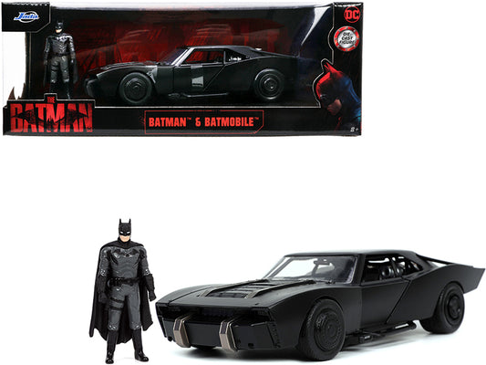 Batmobile Matt Black with Batman Diecast Figure "The Batman" (2022) Movie "DC Comics" 1/24 Model Car by Jada <h2>Batmobile Jada</h2> <p>High-quality perfect for collectors and enthusiasts. Features de
