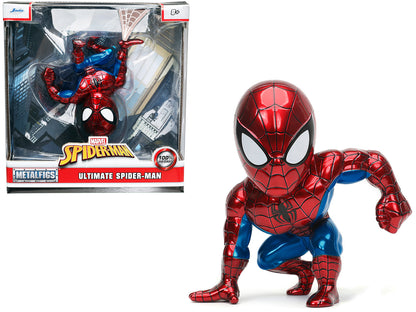 Ultimate Spider-Man 5" Diecast Figure "Marvel's Spider-Man" "Metalfigs" Series by Jada <h2>Ultimate Jada</h2> <p>High-quality model car perfect for collectors and enthusiasts. Features detailed interi