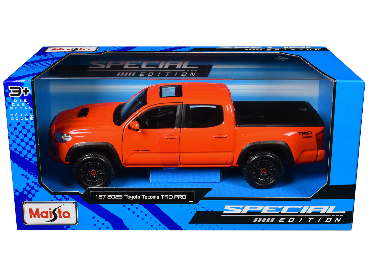 Maisto 2023 Toyota Tacoma TRD PRO Pickup Truck Solar Octane Orange with Sunroof "Special Edition" Series 1/27 Diecast Model Car by <h2>2023 Maisto</h2> <p>High-quality perfect for collectors and enthu
