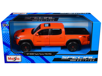 Maisto 2023 Toyota Tacoma TRD PRO Pickup Truck Solar Octane Orange with Sunroof "Special Edition" Series 1/27 Diecast Model Car by <h2>2023 Maisto</h2> <p>High-quality perfect for collectors and enthu