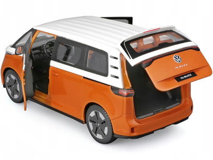 Maisto 2023 Volkswagen ID. Buzz Van Orange and White "Special Edition" Series 1/24 Diecast Model Car by <h2>2023 Maisto</h2> <p>High-quality perfect for collectors enthusiasts. Features detailed inter