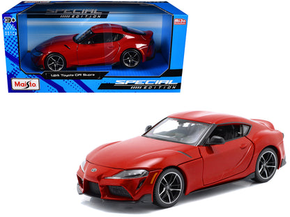 Maisto Toyota GR Supra Red "Special Edition" Series 1/24 Diecast Model Car by <h2>Toyota Maisto</h2> <p>High-quality perfect for collectors and enthusiasts. Features detailed interior exterior craftsm