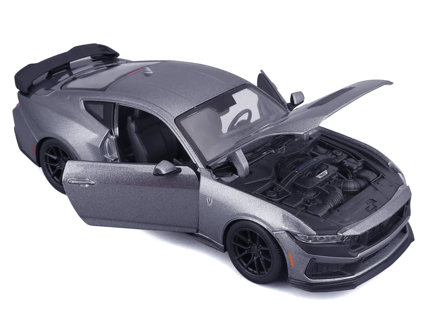 2024 Ford Mustang Dark Horse Dark Gray Metallic "Special Edition" Series 1/24 Diecast Model Car by Maisto