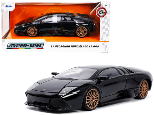 Lamborghini Murcielago LP640 Black Copper Wheels 1/24 Diecast Model Car - Jada