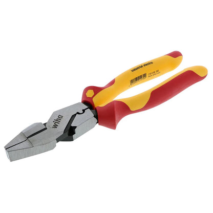 Wiha Insulated Industrial NE Style Linemanâ€™s Pliers with Crimpers 9.5"
