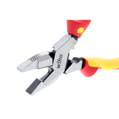 Wiha Insulated Industrial NE Style Linemanâ€™s Pliers with Crimpers 9.5"