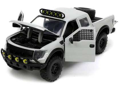 2011 Ford F-150 SVT Raptor Pickup Truck Light Gray with Extra Wheels "Just Trucks" Series 1/24 Diecast Model Car by Jada <h2>2011 Jada</h2> <p>High-quality perfect for collectors and enthusiasts. Feat