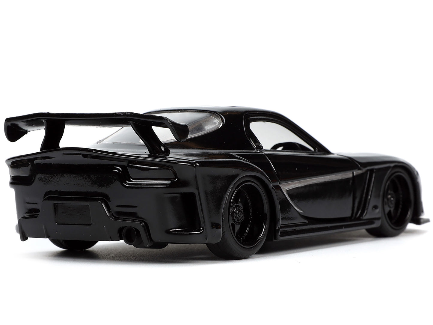 1995 Mazda RX-7 RHD (Right Hand Drive) Black and Panther Diecast Figure "The Avengers" "Hollywood Rides" Series 1/32 Model Car by Jada <h2>1995 Jada</h2> <p>High-quality perfect for collectors enthusi